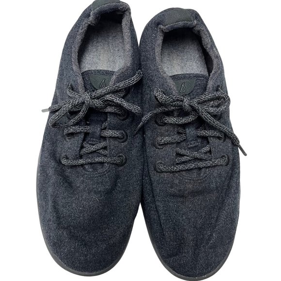 Allbirds SIZE 10 Mens Runners Black Gray Merino Wool Sneakers - Picture 8 of 10